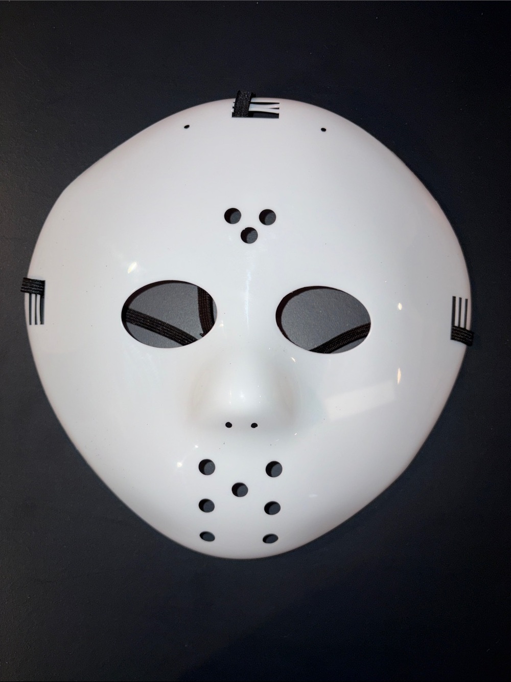 White Hockey Style Face Mask